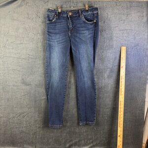 STS Blue Mid-rise Skinny Ankle Jeans Blue Versatile Everyday Wear Sz 30